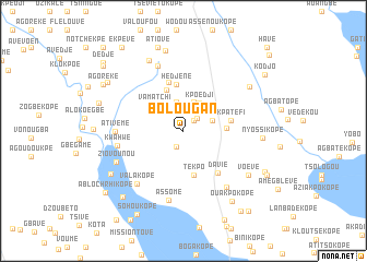 map of Bolougan