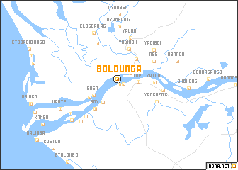 map of Bolounga