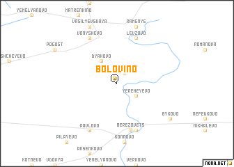 map of Bolovino