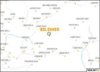 map of Bolowhea