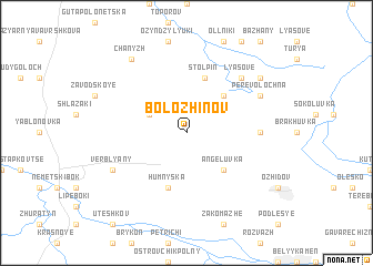 map of Bolozhinov