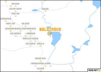 map of Boloznovo