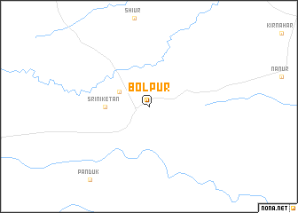 Bolpur In India Map Bolpur (India) Map - Nona.net