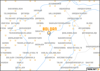 map of Bolqān