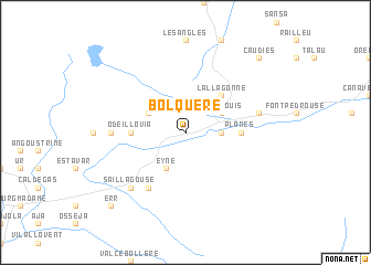 map of Bolquère