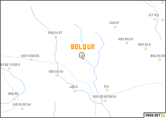 map of Bolqūr