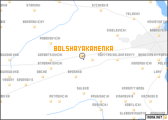 map of Bolʼshaya Kamenka