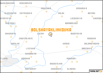 map of Bolʼshaya Klimkovka