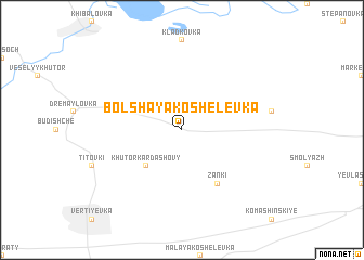 map of Bolʼshaya Koshelëvka