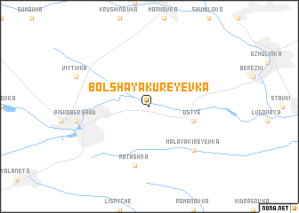 map of Bolʼshaya Kureyevka