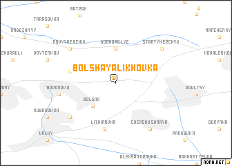 map of Bolʼshaya Likhovka