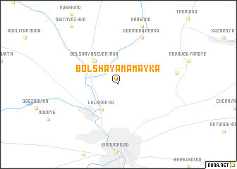 map of Bolʼshaya Mamayka