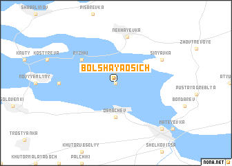 map of Bolʼshaya Osichʼ