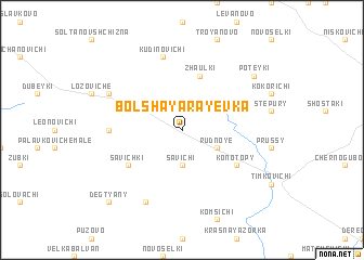 map of Bolʼshaya Rayëvka