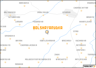 map of Bolʼshaya Rudka