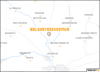 map of Bolʼshaya Severinka