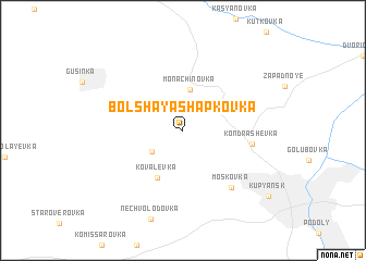 map of Bolʼshaya Shapkovka