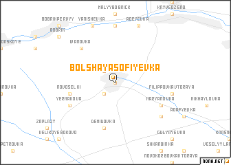 map of Bolʼshaya Sofiyevka
