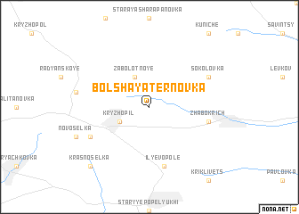 map of Bolʼshaya Ternovka