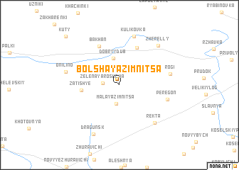 map of Bolʼshaya Zimnitsa