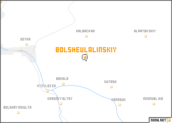 map of Bolshe-Ulalinskiy