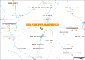 map of Bolʼshevelidarovka