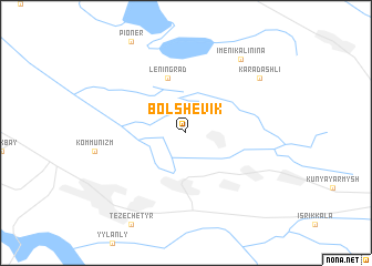 map of Bolʼshevik