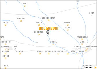 map of Bolʼshevik