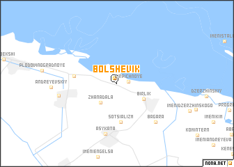 map of Bolʼshevik