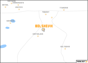 map of Bolʼshevik
