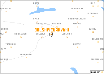 map of Bolʼshiye Davydki