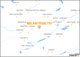 map of Bolʼshiye Dolʼtsy