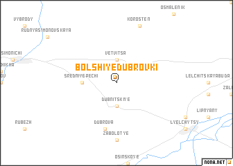 map of Bolʼshiye Dubrovki