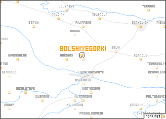 map of Bolʼshiye Gorki