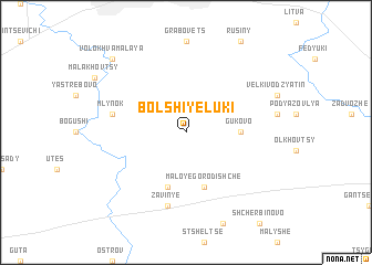 map of Bolʼshiye Luki