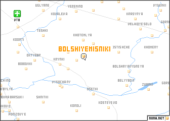 map of Bolʼshiye Misniki