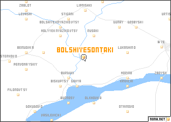 map of Bolʼshiye Sontaki