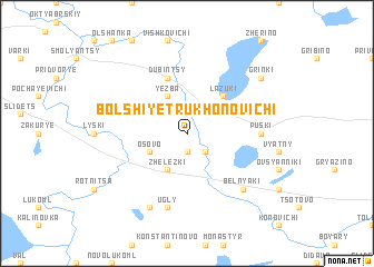 map of Bolʼshiye Trukhonovichi