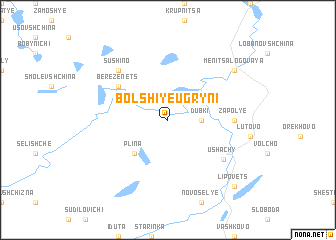 map of Bolʼshiye Ugryni