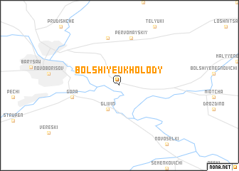 map of Bolʼshiye Ukholody