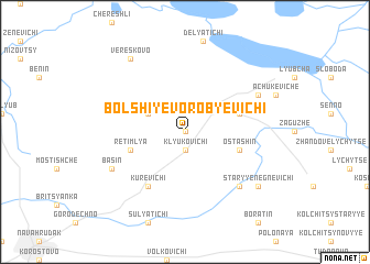 map of Bolʼshiye Vorobʼyëvichi