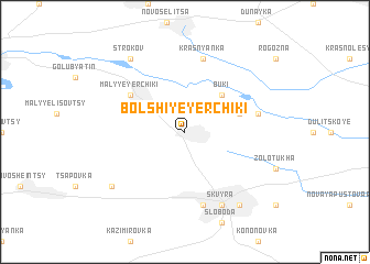 map of Bolʼshiye Yërchiki