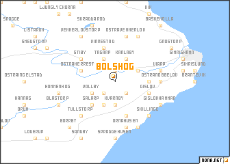 map of Bolshög