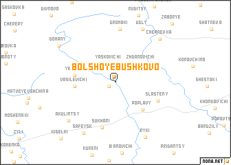 map of Bolʼshoye Bushkovo