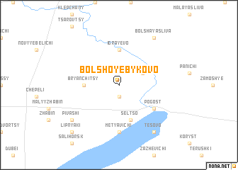 map of Bolʼshoye Bykovo