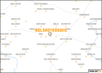 map of Bolʼshoye Osovo