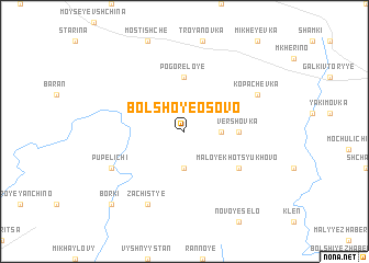 map of Bolʼshoye Osovo