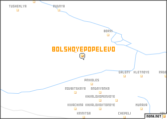 map of Bolʼshoye Popelëvo