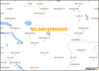 map of Bolʼshoye Ramshino