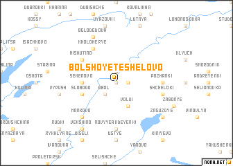 map of Bolʼshoye Teshelovo